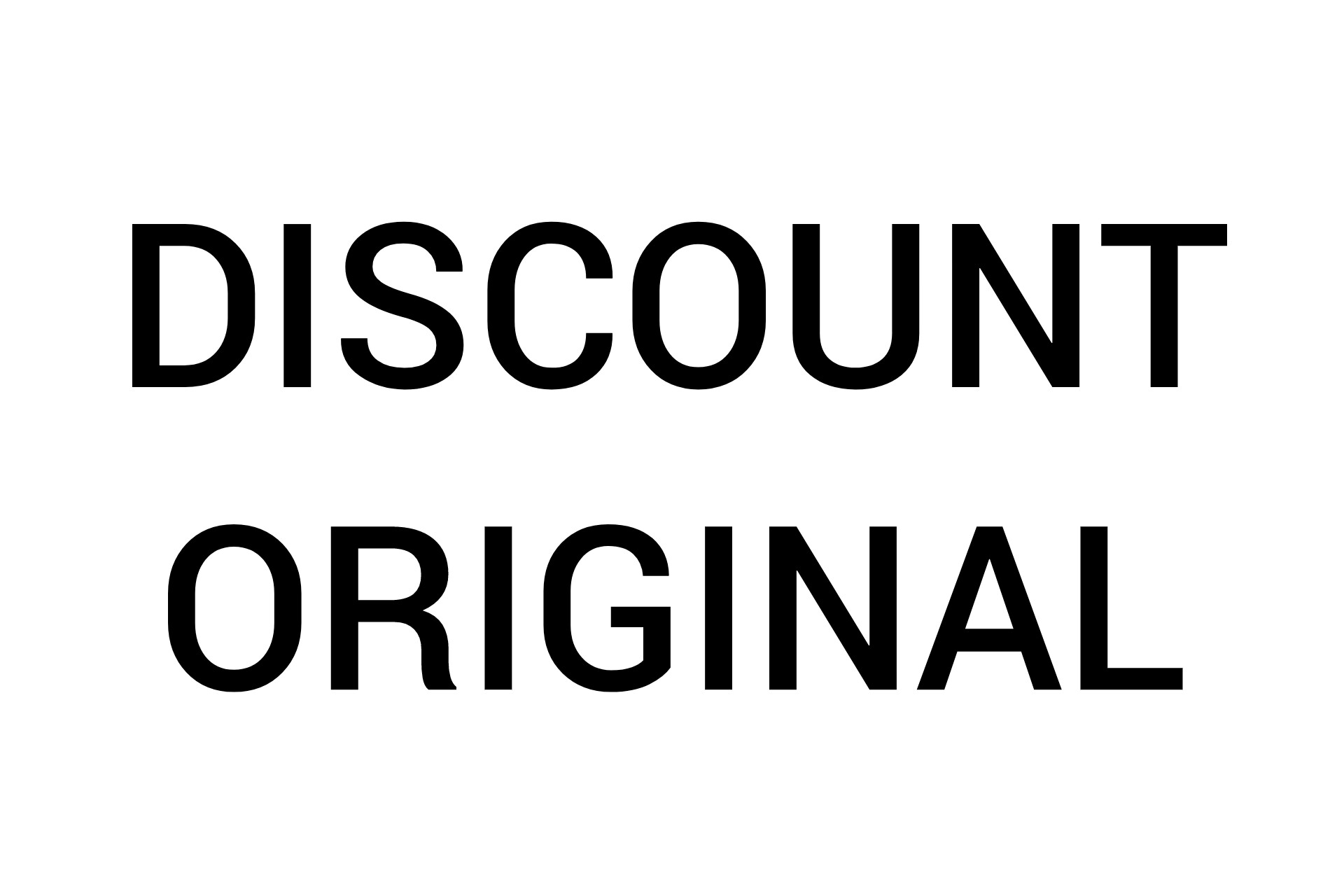 DISCOUNT ORIGINAL Logo